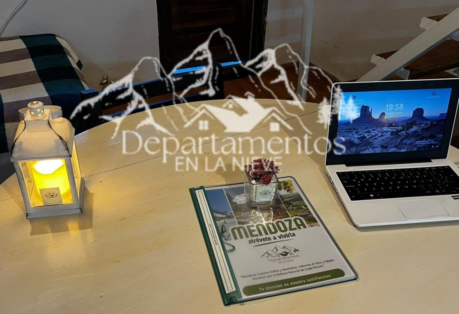 Hermoso Departamento Frente A Las Montanas Los Penitentes Buitenkant foto