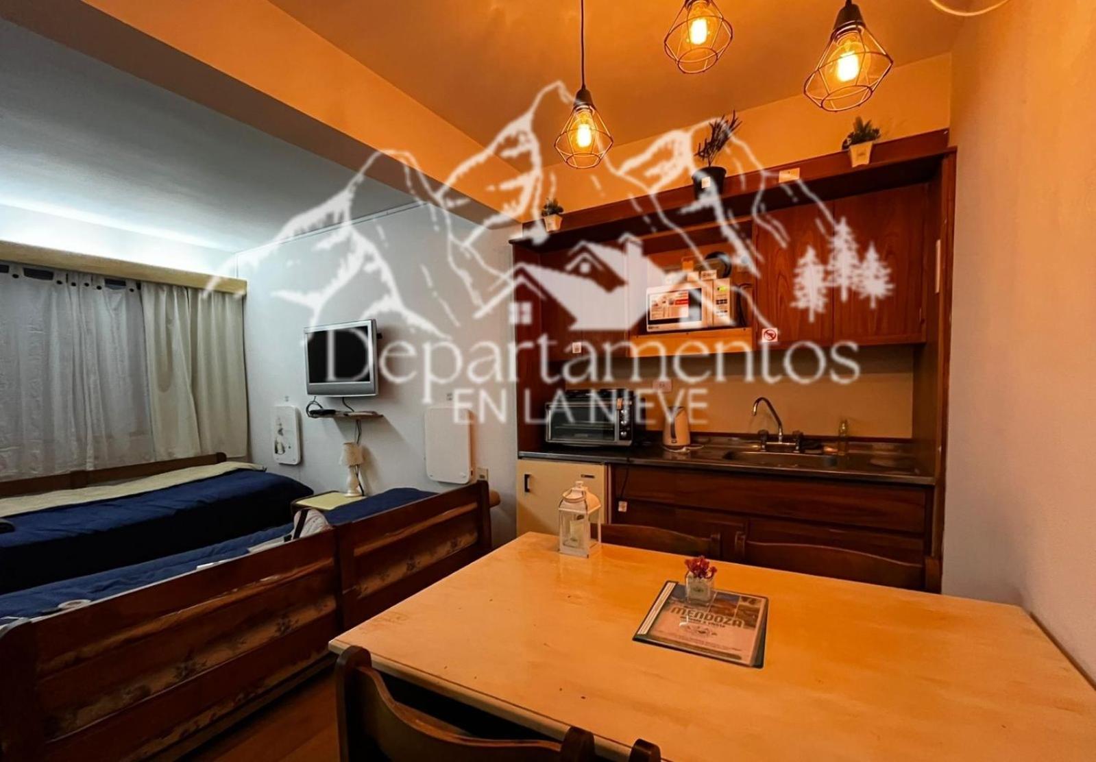 Hermoso Departamento Frente A Las Montanas Los Penitentes Buitenkant foto