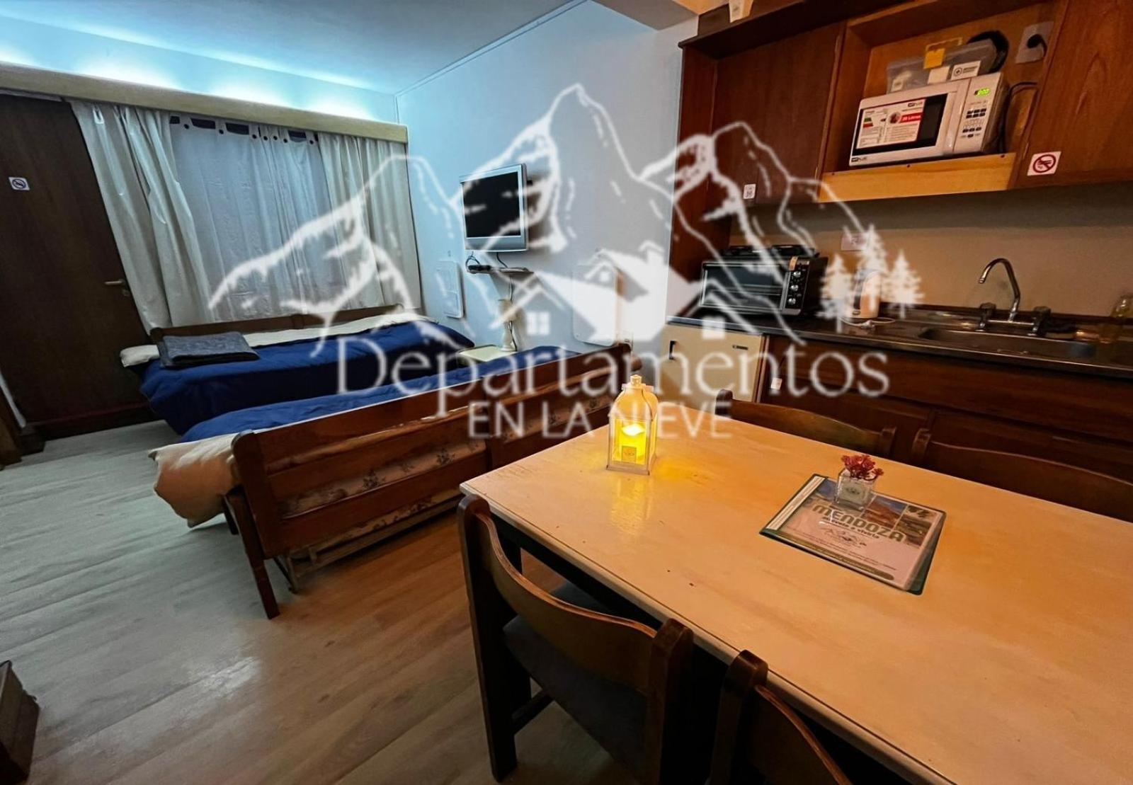 Hermoso Departamento Frente A Las Montanas Los Penitentes Buitenkant foto